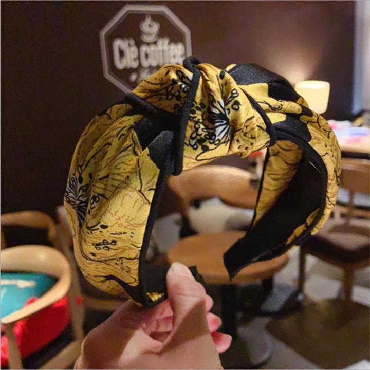 【TianYu Mall】Fashion hair accessories knot knots wide-brimmed