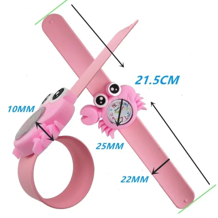 Slap%20Bracelet%20Children's%20Watch%20Cute%20Penguin,%20Crab,%20Turtle,%20Dolphin%20Patterns%20Toy%20Baby%20Birthday%20Gift%20Boys%20Girls%20Kids%20Watches%20Clock%20-%20Image%206