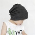 Cotton Baby Hat Street Dance Hip Hop Cap Spring Autumn Toddler Hat for Boys Girls Knit Beanie Hat Solid Color Kids Hat.