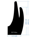 XP-Pen AC01 Anti-fouling Lycra Two-Finger Glove Free Size for Drawing Graphics Tablet Light Box Tracing Light Pad.