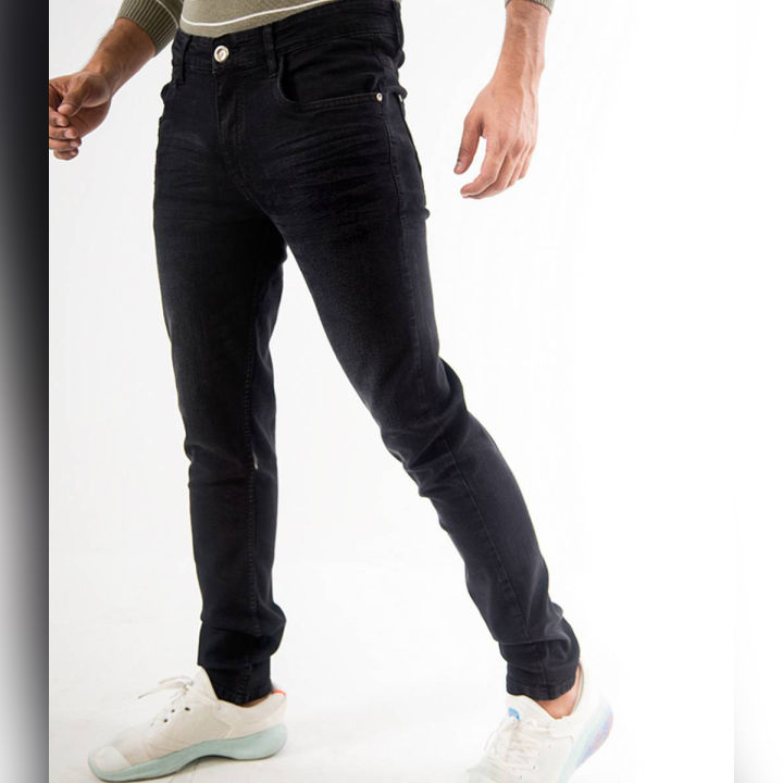 denim black slim leg jeans