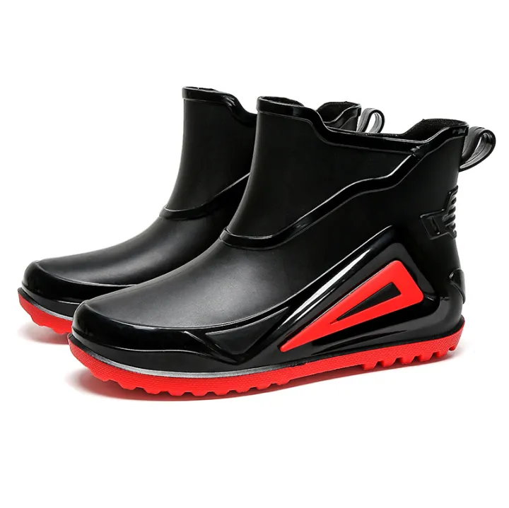 Non%20slip%20rain%20boots%20men's%20waterproof%20shoes%20rain%20boots%20short%20tube%20fashion%20water%20boots%20low%20top%20kitchen%20rubber%20shoes%20fishing%20car%20wash%20set%20rubber%20shoes%20-%20Image%208