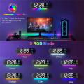 Digital Clock Wall LED Digital Alarm Clock Timing with Remote Control 13.7Inch,Auto Brightness,Dual Alarm Clock & Timer,for Bedroom, Gift.