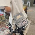 Cute Clear Kawaii Canvas Bag Girls Small Crossbag Harajuku Cartoon Women Shoulder Messenger Bag Cellphone Pouch Purses. 