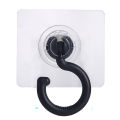 Transparent Wall Hooks Adhesive Hooks Waterproof Door Hangers Load Rack Mosquito Net Ceiling Hooks Encounter.