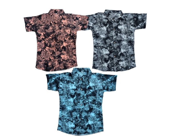 (1%20pcs)%20Boys%20Cotton%20Formal%20Shirt%20Boys%20Half%20Sleeve%20Shirt%20-%20Image%202