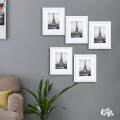 5 Pieces Picture Frames Photo Frames Display Creative Art Collection Pictures Holder Wall Frame Set for Living Room Bedroom Gift.
