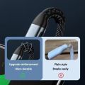 CASIFY CC24 QC 4.0 240W USB C to Type C Fast Charging Cable PD Cable Type C To Type C Fast Charging Cable 240W Cable Fast Charging Braided Cable 240 Watt Cable. 