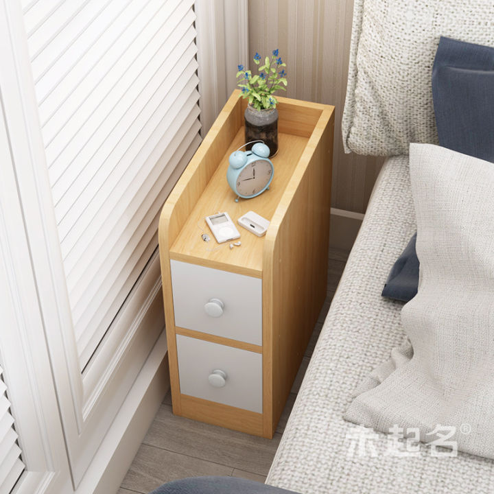 KI9S ultra-narrow 20 bedroom narrow 30 bedside seam storage cabinet 40cm wide ultra-thin chest of drawers small bedside table MP