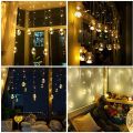 12 LED Wishing Ball Curtain String Lights 2.5M String Lights EU Plug.