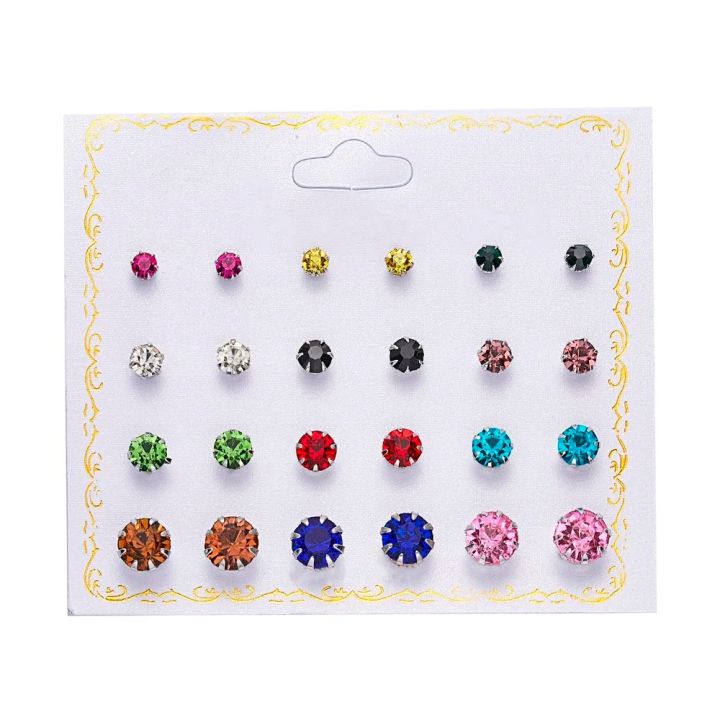 12%20pairs/set%20Crystal%20Simulated%20Pearl%20Earrings%20Set%20Women%20Jewelry%20Accessories%20Piercing%20Ball%20Stud%20Earring%20kit%20Bijouteria%20brincos%20-%20Image%202