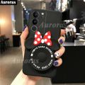 New Phone case for VIVO V29 Pro V29E Case Makeup Mirror Soft Cute Cartoon Bracket Soft Silicone Anti Drop For VIVO V29E V29 Pro Phone casing.