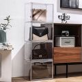 Transparent Bag Storage Box Hand-Made Display Box Magnetic Luxury Storage Bag Dustproof and Mildew-Proof Storage Cabinet. 