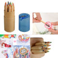12 Pcs/lot 12 Colors Colored Pencils New Cute Wooden Writing Painting Pencils For Kids Gift School Supplies Stationery. 