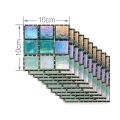 10/20/30 Pc 3d Self-adhesive Metal Mosaic Tile Backsplash For Kitchen Bathroom Stove Walls Waterproof Home Decoration Sticker. 