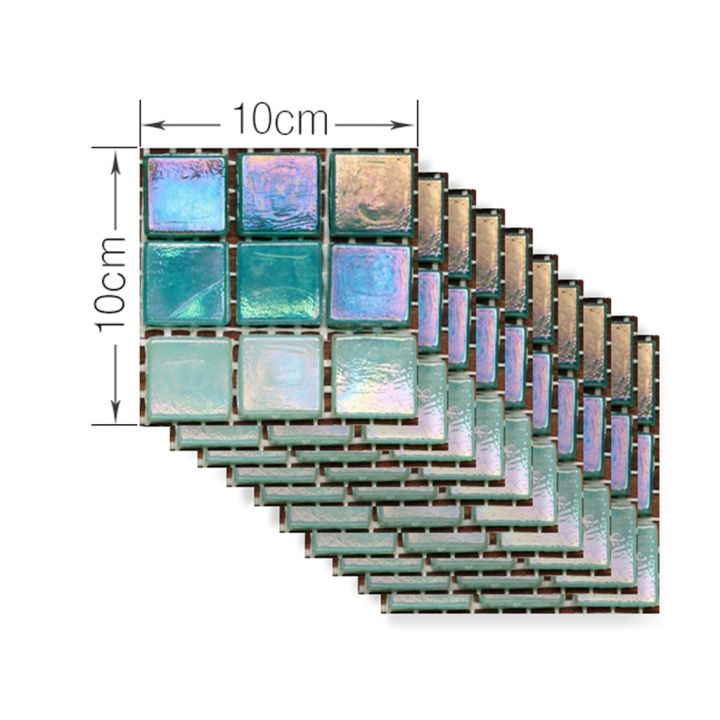 10/20/30%20Pc%203d%20Self-adhesive%20Metal%20Mosaic%20Tile%20Backsplash%20For%20Kitchen%20Bathroom%20Stove%20Walls%20Waterproof%20Home%20Decoration%20Sticker%20-%20Image%204