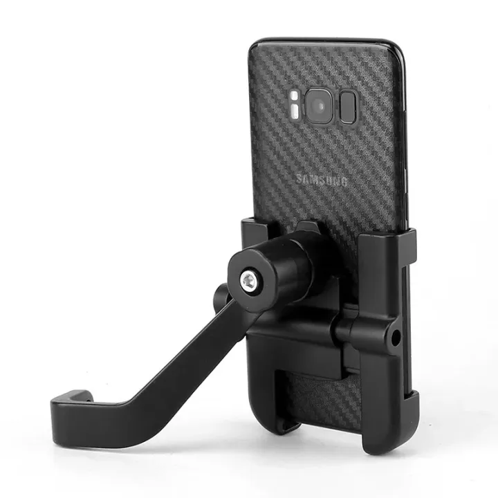 Techway%20Rider%20Metal%20Mobile%20Phone%20Holder%20for%20Motorcycle-Black%20-%20Image%203