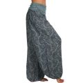 【NEW】 Women's Loose Yoga Pants Boho Print High Waist Casual Trousers Sweatpants Women Summer Beach Plus Size Baggy Aladdin Pants.