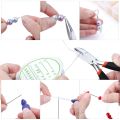 Jewelry Findings Tool Set Open Jump Ring/Lobster Clasp/Tail Chain/Clip Buckle/Drop Kit/Earring Hooks/ For DIY Jewelry Making.