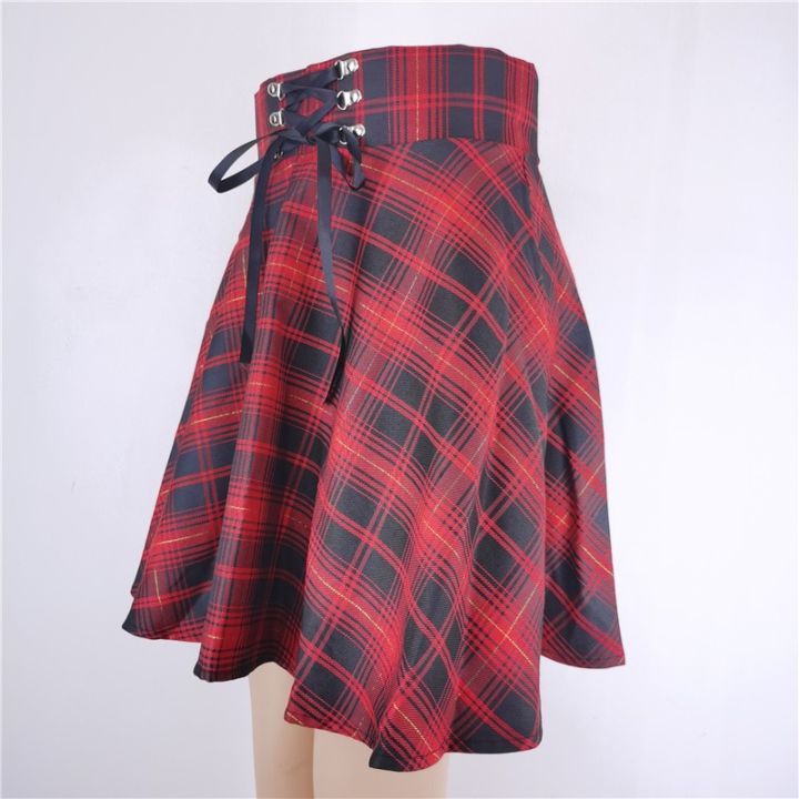 Women's%20Basic%20Versatile%20Flared%20Casual%20Mini%20Skater%20Skirt%20High%20Waisted%20School%20Skirt%20Goth%20Skirt%20Punk%20Skirt%20Black%20Skirt%20Harajuku%20-%20Image%206