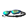 Swimming Goggles with Earplug Design, Waterproof, Fog-Proof, UV-Proof, Suitable for Men, Women and Teenagers,Black. 
