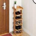 Shoe RAck Size-L-18 + W-12 + H-48 inch For Home and Office Use •	Best quality particle Board imported from Malaysia. 
