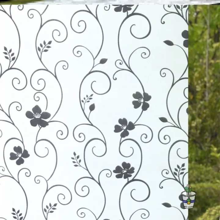 1%20Roll%20Frosted%20Privacy%20Floral%20Pattern%20Window%20Film%20Home%20Bedroom%20Bathroom%20Glass%20Window%20Film%20Stickers%20No%20Glue%20Self%20Adhesive%20Sticker%20-%20Image%202