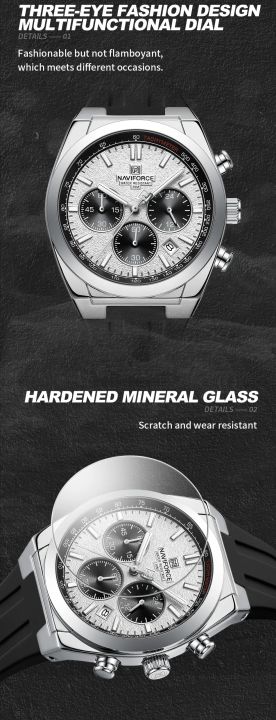 NAVIFORCE%20NF8080%20Men's%20Multifunctional%20Chronograph%20Fashion%20Watch%20Luminous%20Hands%203ATM%20Waterproof%20Silicone%20Strap%20Men's%20Quartz%20Watch%20-%20Image%206