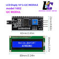 I2C 1602 LCD Display Module 16X2 Character Serial Blue Backlight LCD Module for Raspberry Pi Arduino STM32 DIY Maker Project Nanopi BPI Tinker board Electrical IoT Internet of Things orginal. 