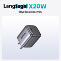 UGREEN 20W GaN Fast Charger Single-C Space Gray US Standard Wall Charger for Iphone 17 Pro 16 15, Model: 90902.