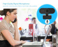 (NEW)1080P Auto Focus Webcam Built-in Microphone High-end Video Call Camera Computer Peripherals Web Camera For PC Laptop Auto Focus, Clear Output.