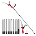 For Tree Trimmer Extendable 13ft Pole Saws, Stainless Steel Long Handle Pruner, for Tree Trimming. 