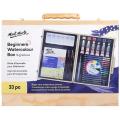 Mont Marte Beginners Watercolour Box Signature – 33 Pcs Complete Watercolour Painting Set for Beginners.