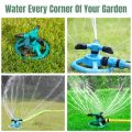 3 Arm Garden Automatic Rotating Nozzle 360 Degree Rotary Automatic Sprinkler Garden Lawn Watering Nozzle Irrigation Nozzle.