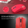 FANTECH WGC2 VENOM II VIBE  2.4G Wireless Gaming Mouse Pixart 3212 2400DPI RGB Rechargeable Mouse Ergonomic Mice Gaming Gammer For Laptop PC Red. 