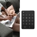 Wireless Number Pad Bluetoothcompatible Numpad Keyboard Digital Numeric Keypad Perfect Addition to Compact Keyboards.