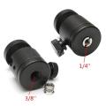 360 Swivel Ball Head 1/4" Screw Mount for DSLR Camera Tripod Ballhead Stand. 