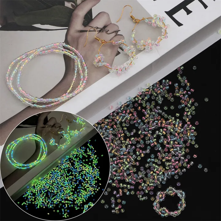 2%203%204mm%20Glass%20Luminous%20Beads%20Glow%20in%20the%20night%20Seed%20Beads%20Round%20Spacer%20Beads%20For%20DIY%20Handmade%20Jewelry%20Making%20Accessories%20-%20Image%202
