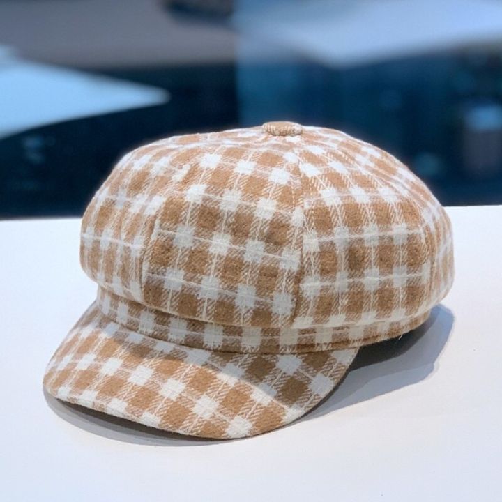 Autumn%20Winter%20Hats%20For%20Women%20Check%20Octagonal%20Caps%20Ladies%20Casual%20Woolen%20Hat%20Winter%20Beret%20Women%20Cap%20-%20Image%206