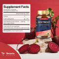Totaria Organic Beet Root 60 Capsules – 1300mg Beetroot Powder for Natural Energy & Endurance, Liver, Mood & Heart Support, Non-GMO, GMP Certified, High Absorption.