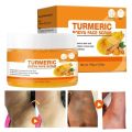 Turmeric Scrub Skin Lightening Exfoliator Face and Body Scrub 5.29oz Deep Cleansing Moisturizing Bikini scrub for Dark Inner. 
