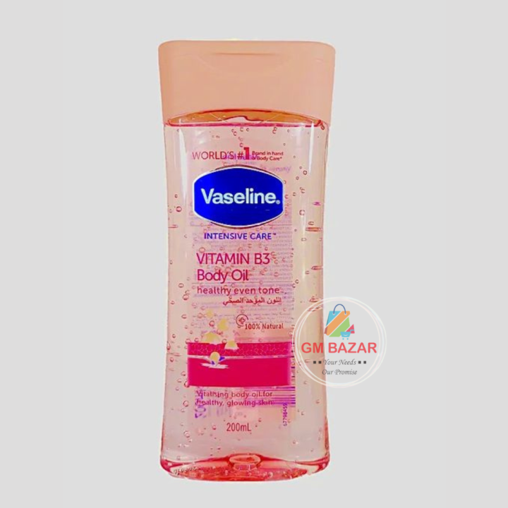VASELINE%20INTENSIVE%20CARE%20VITAMIN%20B3%20BODY%20OIL%20200ML%20-%20Image%202