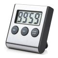 Stainless Steel Digital Kitchen Timer Large Display Timer with Loud Alarm Magnetic Timer for Home Cooking Sports Meeting. 