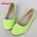 Women Flats Loafers Faux Ladies Ballet Flats For Work Flats Slip On Flat Shoes Candy Color Woman Boat Shoes. 