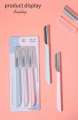 LMLTOP 3pcs Stainless Steel Eyebrow Razor Set High Quality Face Razors Eyebrow.