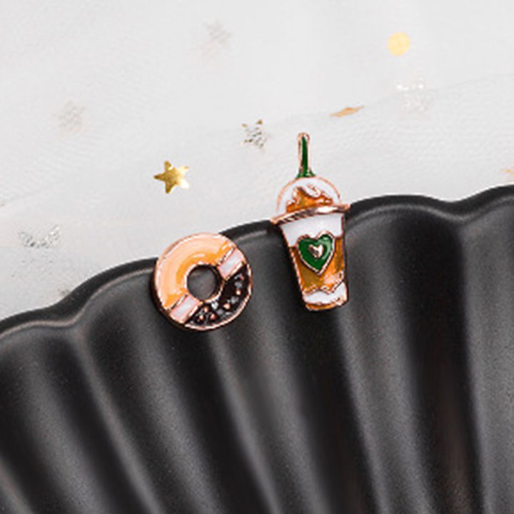 Women%20Cartoon%20Enamel%20Stud%20Earrings%20Icecream%20Hamburger%20Fruit%20Pineapple%20Egg%20Milk%20Animal%20Ear%20Studs%20Cute%20Gift-Cola%20Kids%20-%20Image%209