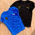 2 pis combo casual Printed T Shirt For Men. 