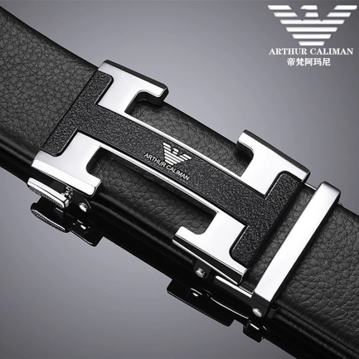 's%20Automatic%20Leather%20Buckle%20Pant%20Belt%20Youth%20All-Matching%20Pure%20CowhideHBuckle%20Men's%20Belt%20Tide%20-%20Image%204