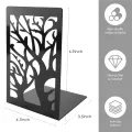 2 Pairs of Book Ends, Book Shelf Spine, Book Shelf Book Shelf, Decorative Book End, Metal Book End, Non-Slip Book End. 