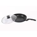 Fry pan with lead. 